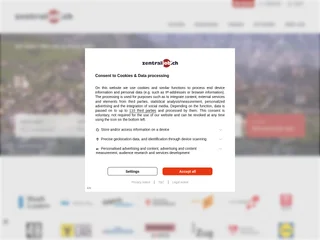 zentraljob.ch platform preview
