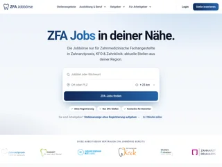 ZFA Jobbörse screenshot preview ZFA Jobbörse screenshot preview