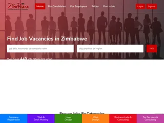 ZimPlaza Jobs platform preview
