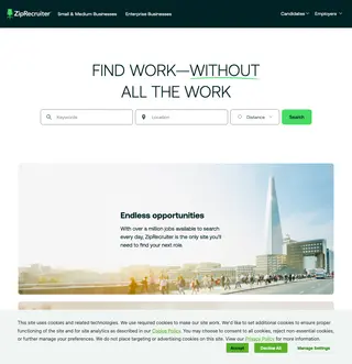 ZipRecruiter screenshot preview