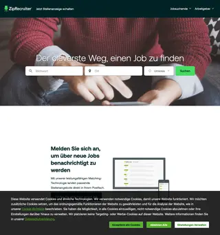 ZipRecruiter Deutschland screenshot preview