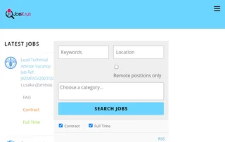 JobsKazi Zambia screenshot preview