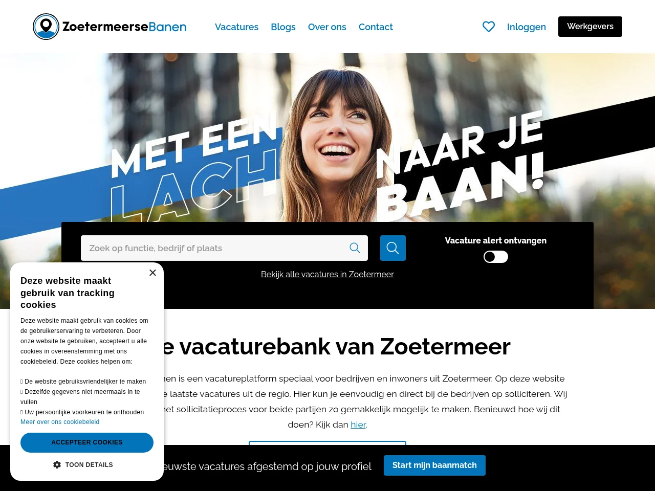 ZoetermeerseBanen screenshot ZoetermeerseBanen job board platform screenshot showing job search interface