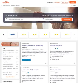 ZonaJobs platform preview