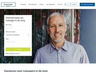 Zorgmanagerbanen.nl screenshot preview