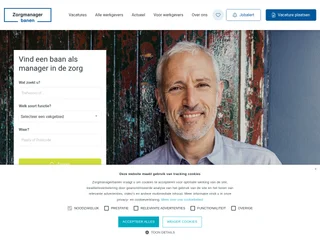 Zorgmanagerbanen.nl platform preview Zorgmanagerbanen.nl platform preview