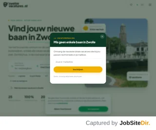 Zwolsevacatures.nl platform preview Zwolsevacatures.nl platform preview